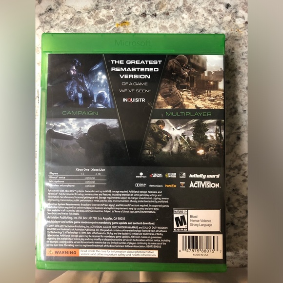 Call of duty Modern Warfare Remastered (Xbox one) - Picture 2 of 3